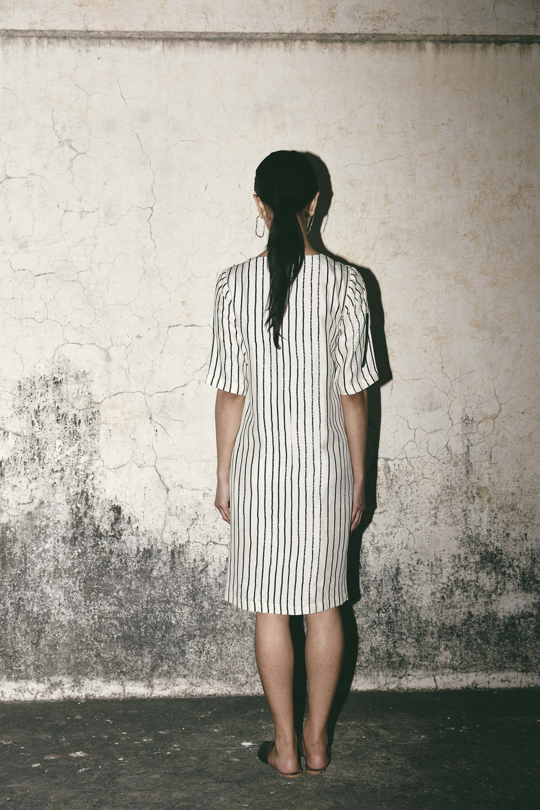 Stripe bloom dress