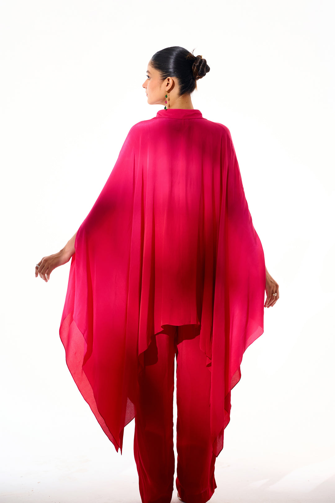 Kaftan Style Coord Set Rose