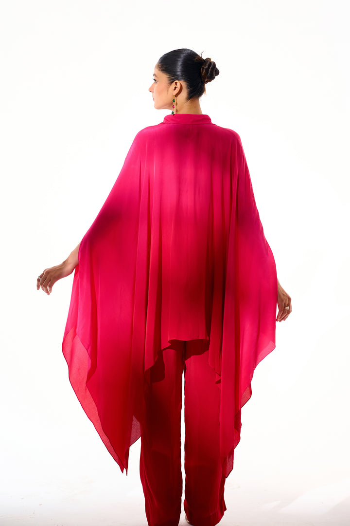 Kaftan Style Coord Set Rose