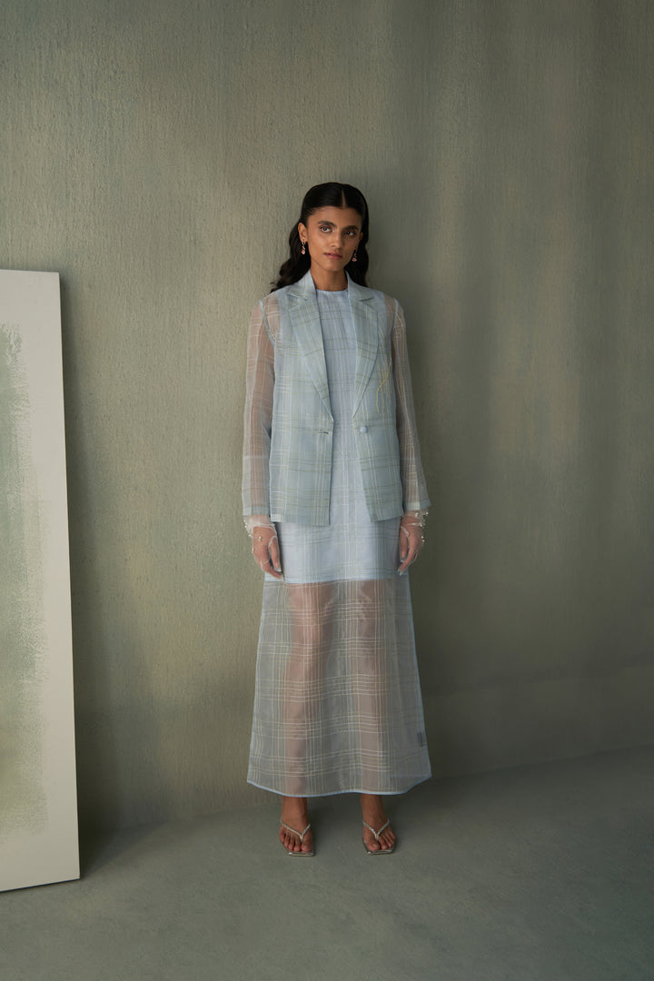 Sky Jacket And Dress Set