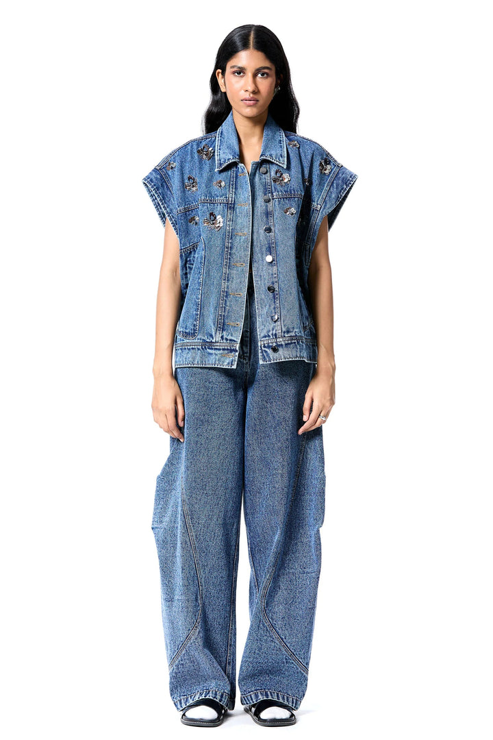 'Erza' Denim Vest