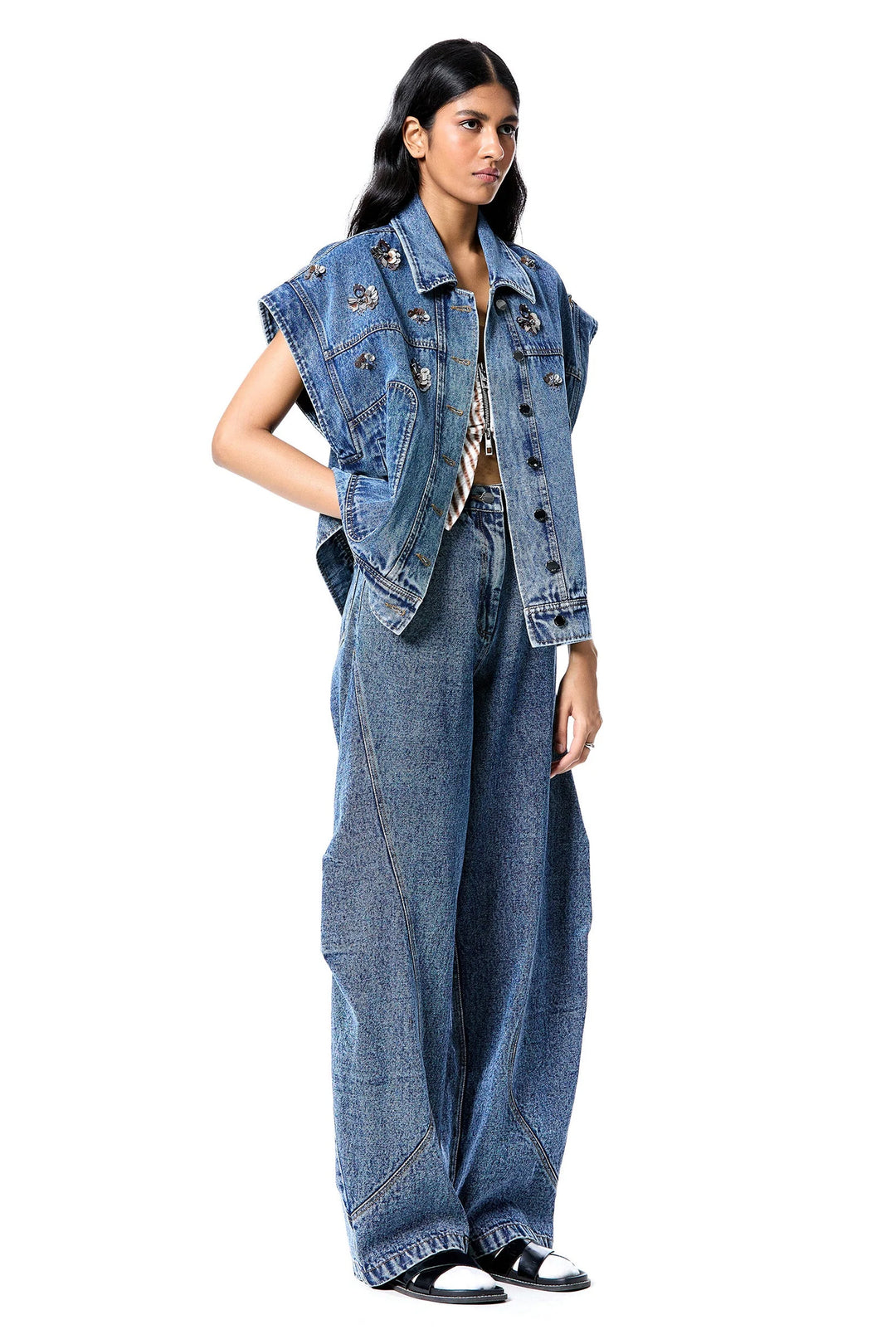 'Erza' Denim Vest