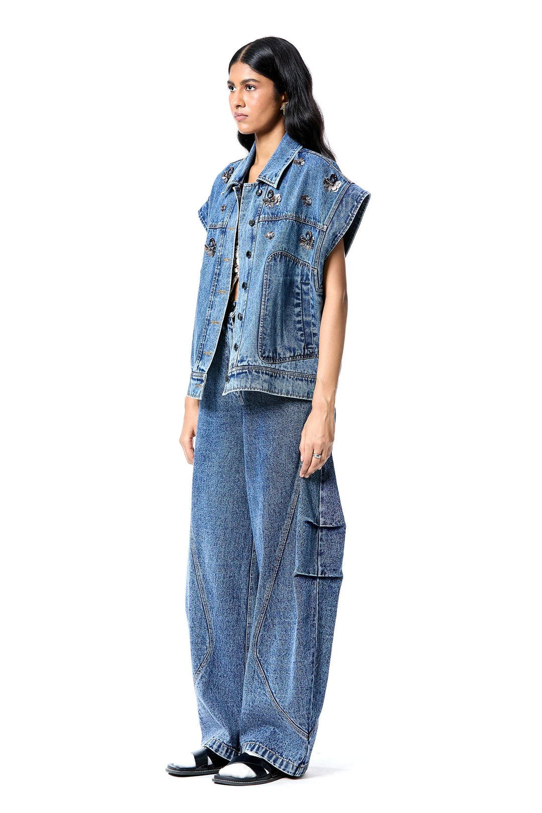 'Erza' Denim Vest