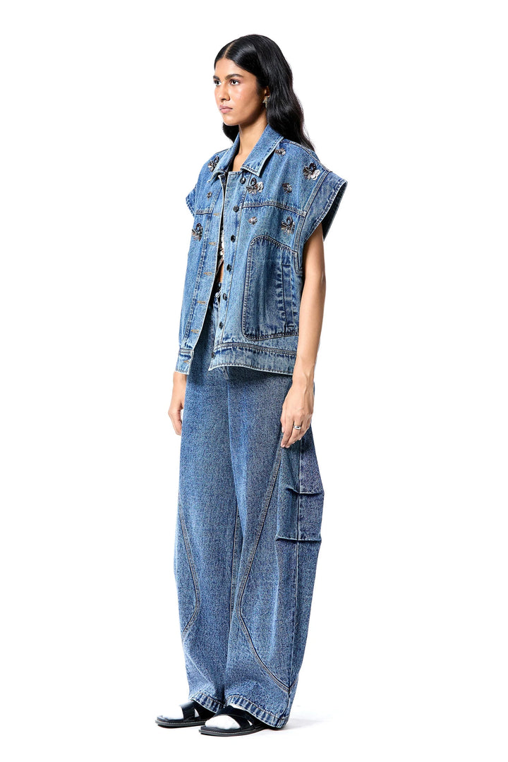 'Erza' Denim Vest
