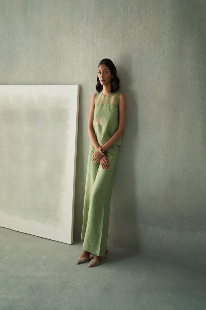 Desert Green Linen Co-Ords