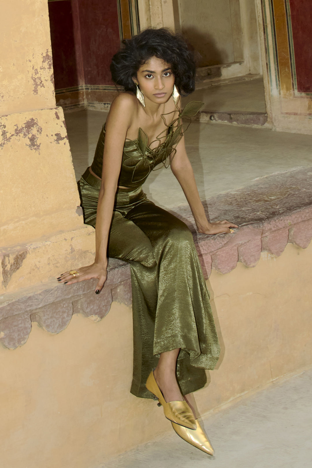 OLIVE FLORA CORSET