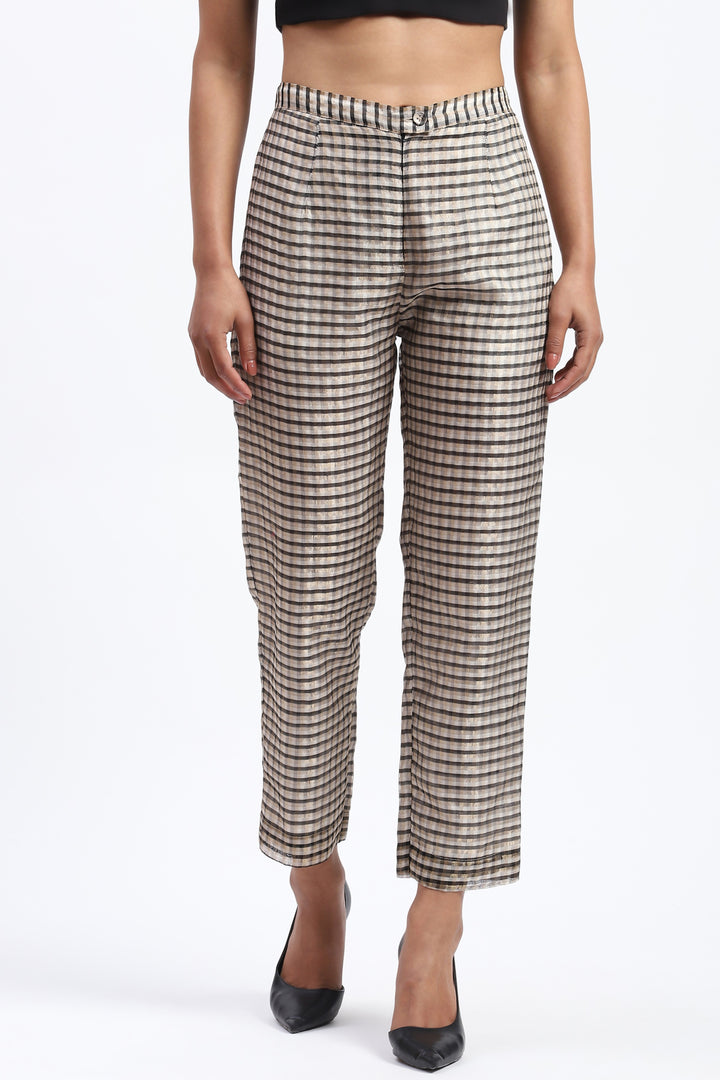Neutral Maheshwar Trouser