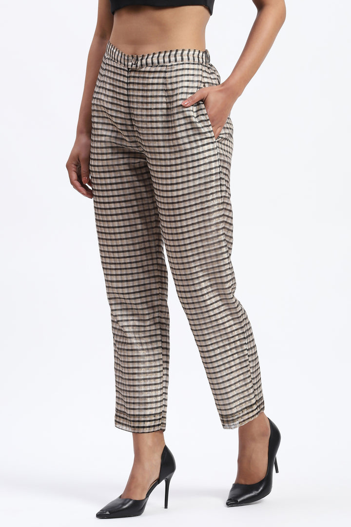 Neutral Maheshwar Trouser