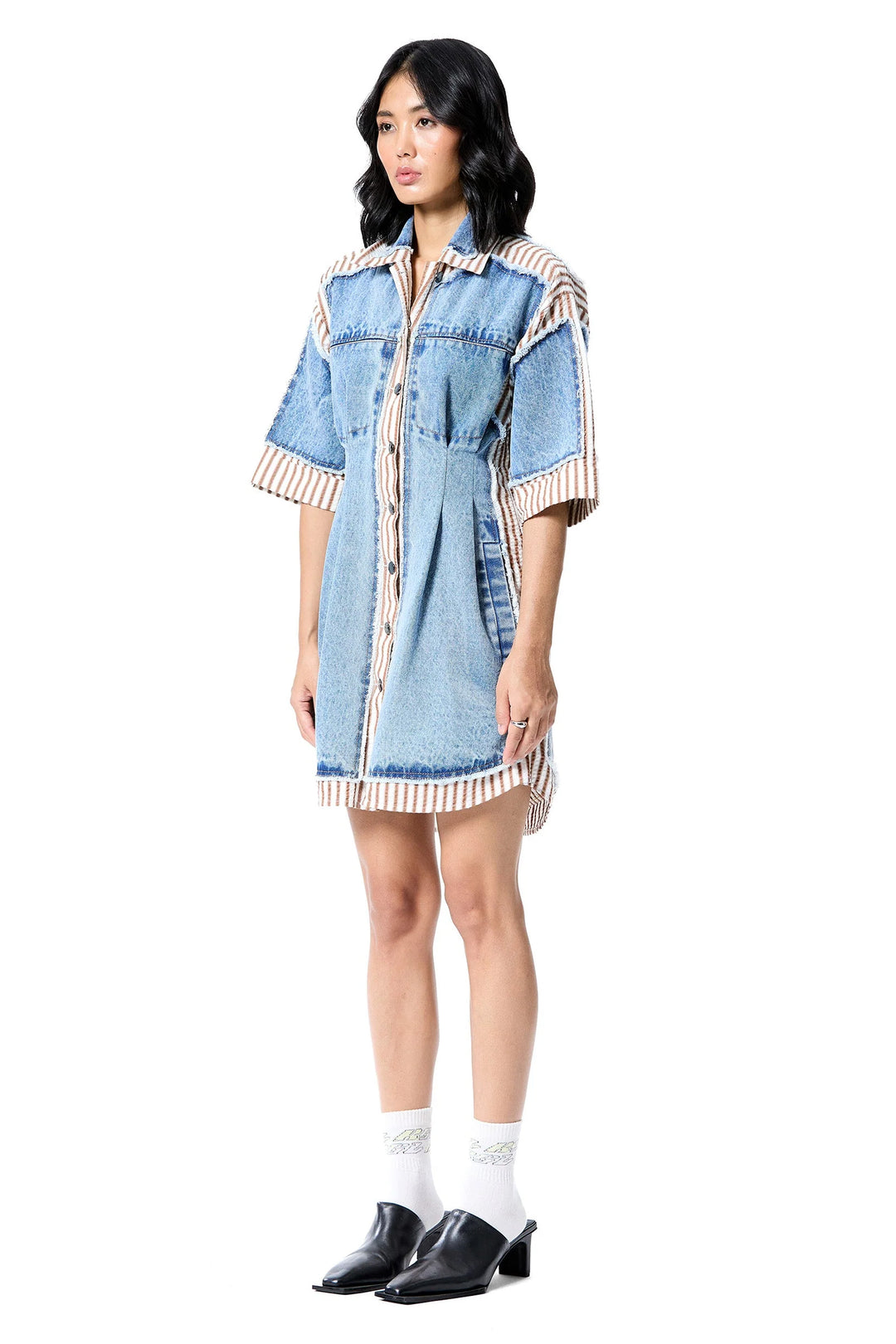 'Denim Drip' Dress