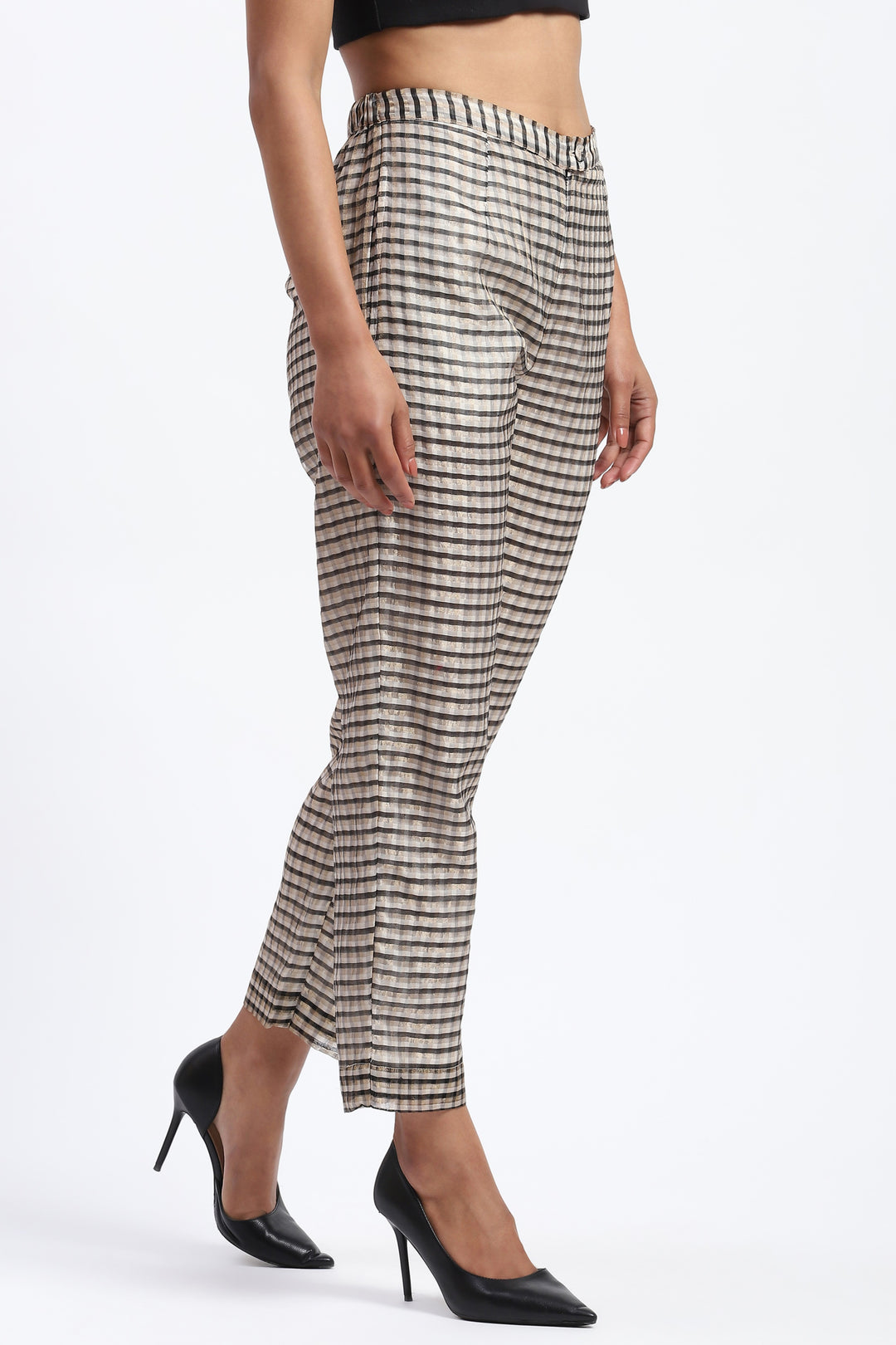 Neutral Maheshwar Trouser