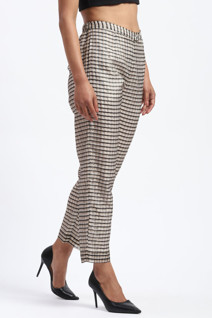 Neutral Maheshwar Trouser