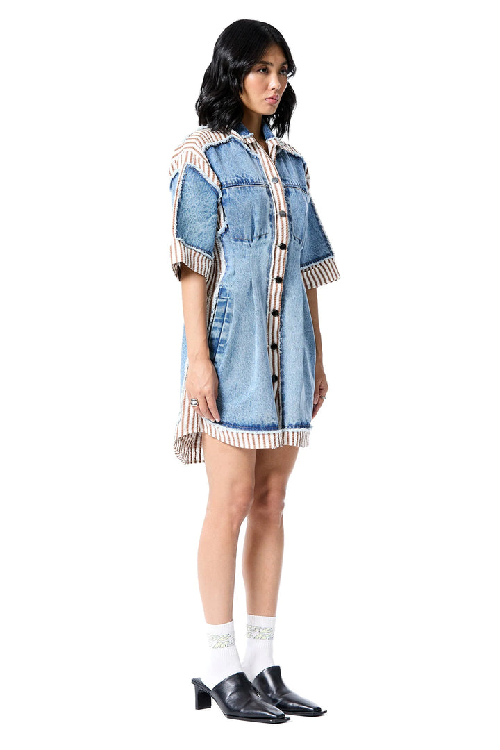 'Denim Drip' Dress