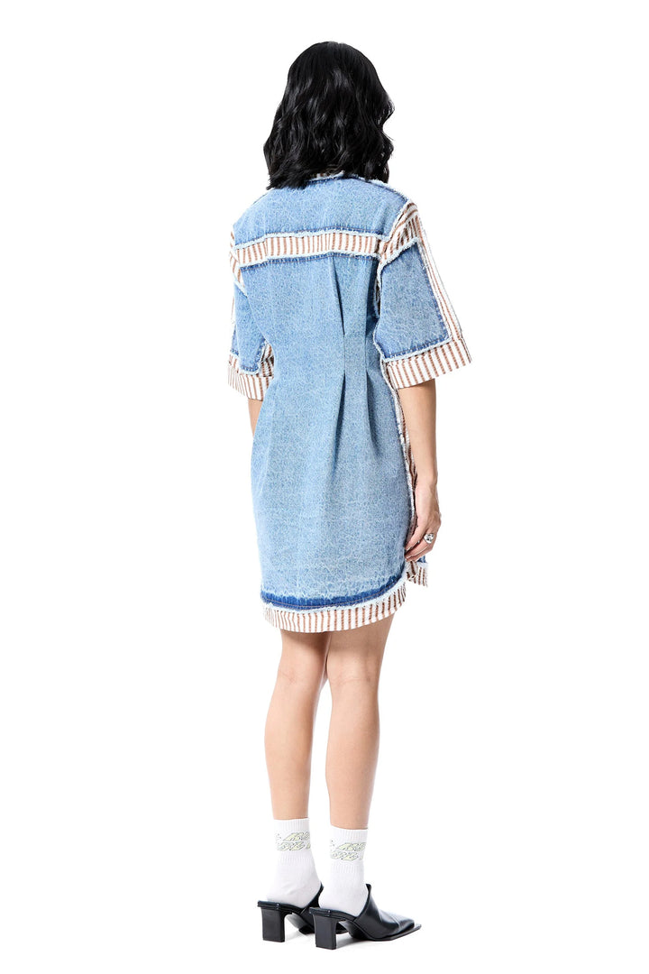 'Denim Drip' Dress