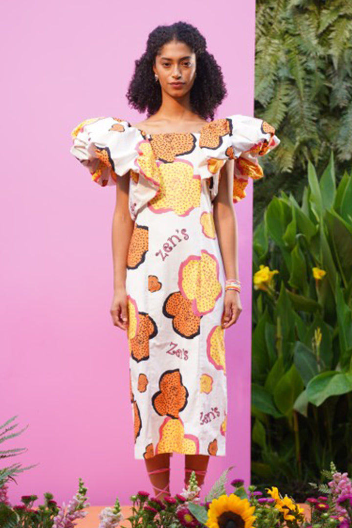FLORA MIDI DRESS