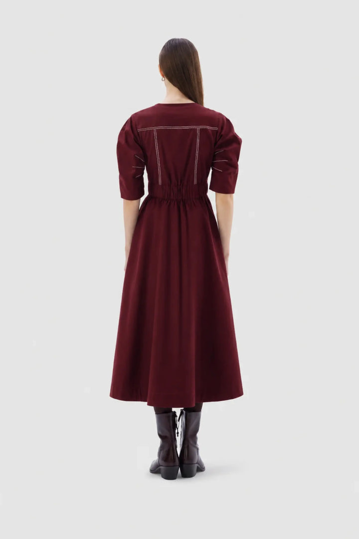 Roma Dress - Wine
