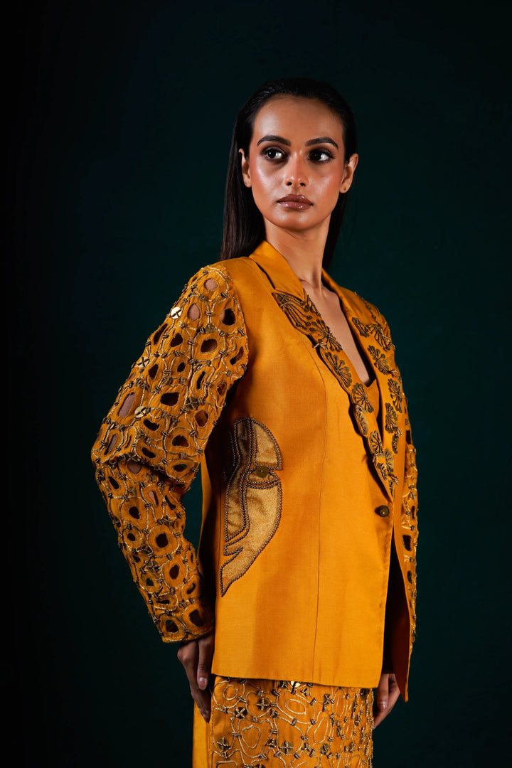"Helia" Jacket with bustier and skirt