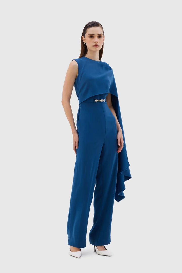 Amara Jumpsuit - Prussian Blue