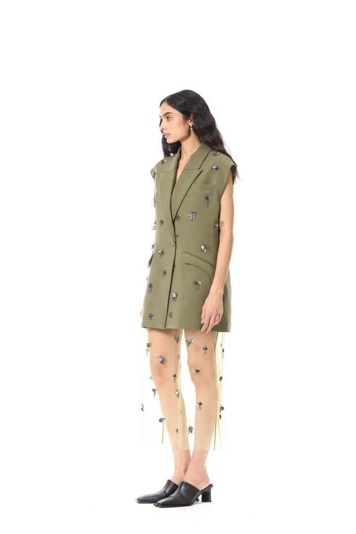 'Estelle' Embellished Blazer