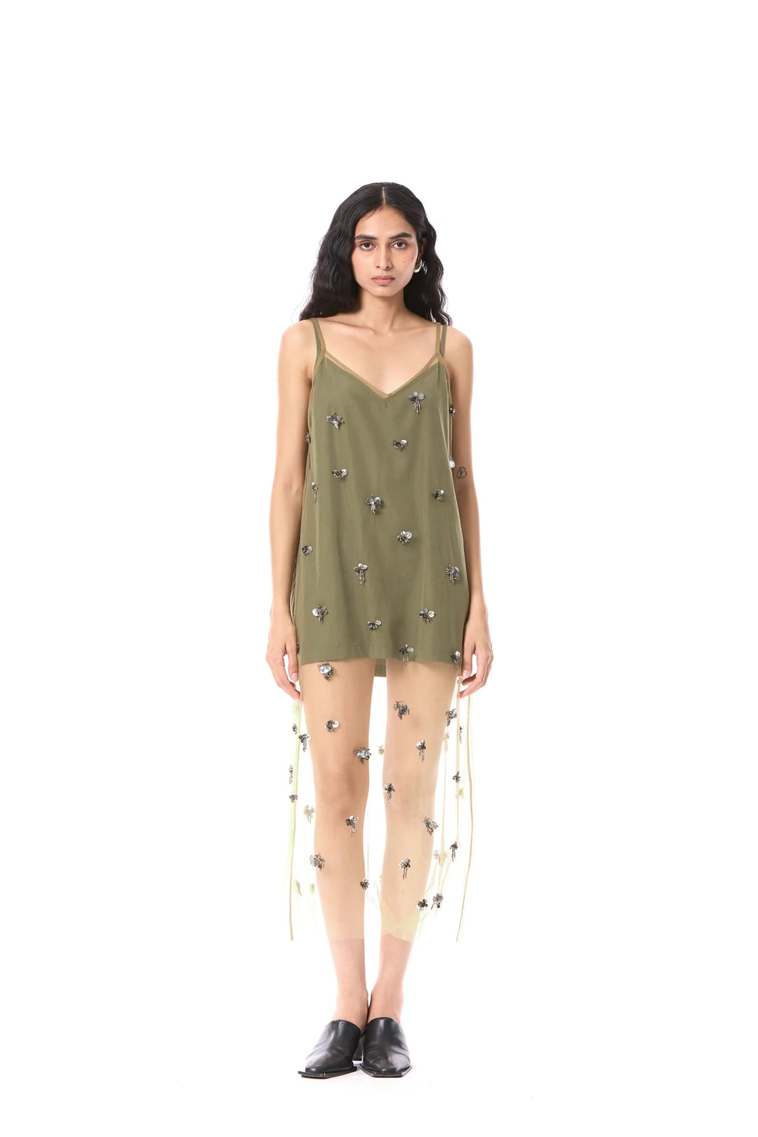 'Estelle' Embellished Dress