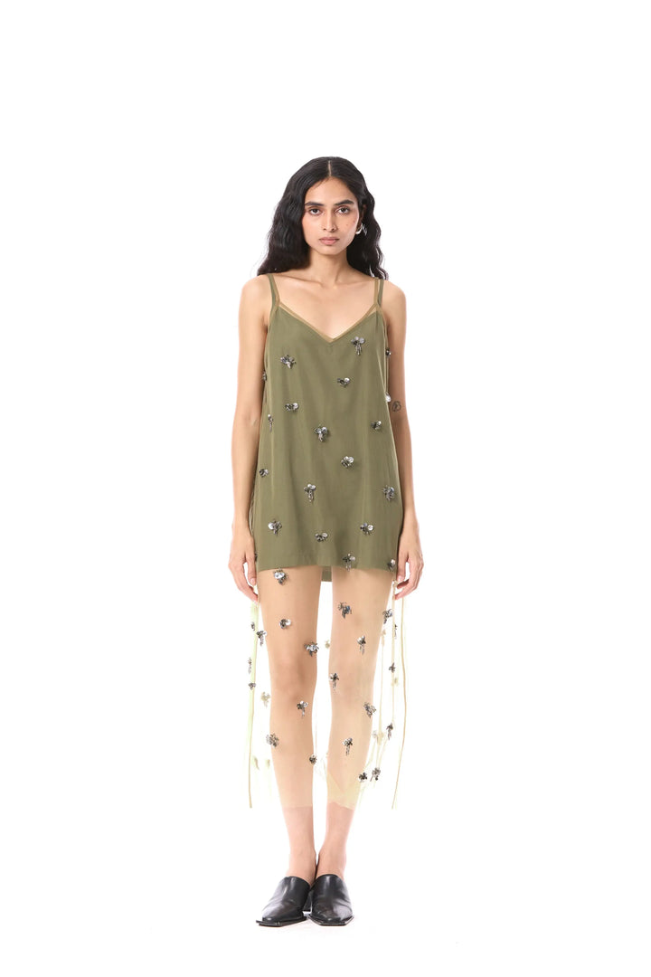 'Estelle' Embellished Dress