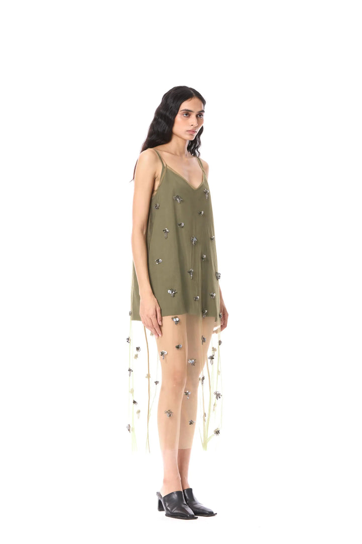 'Estelle' Embellished Dress