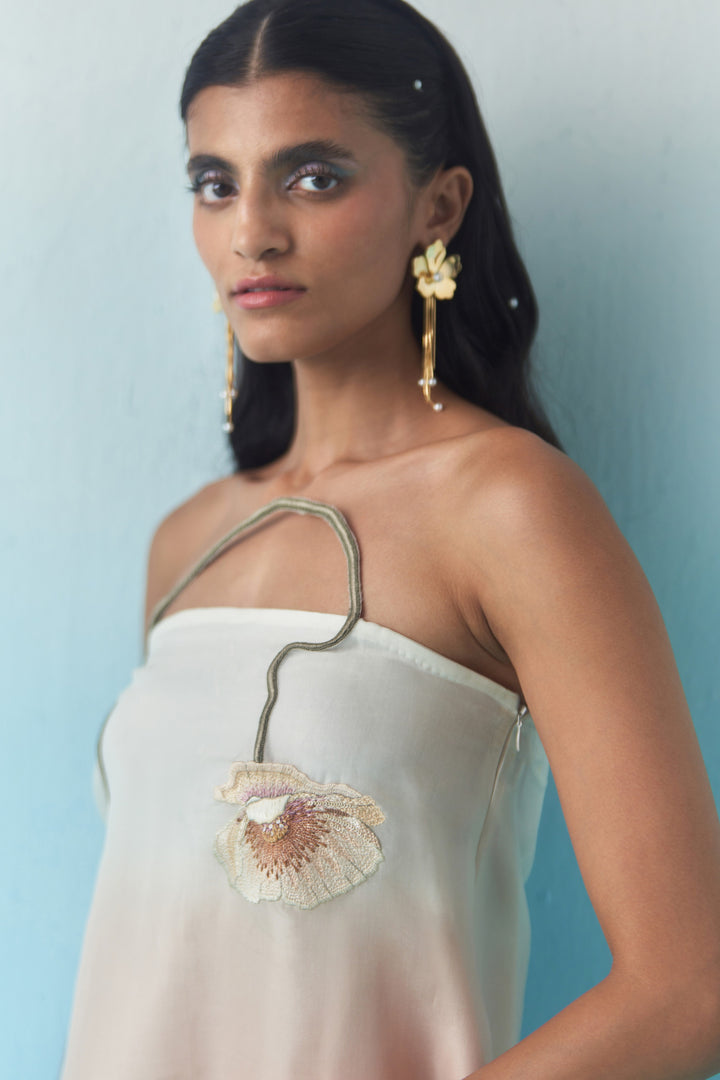 PEACH SORBET TUBE DRESS