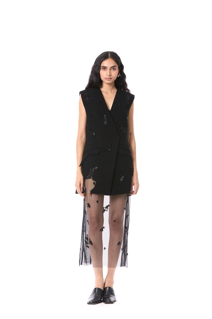 'Portia' Embellished Blazer