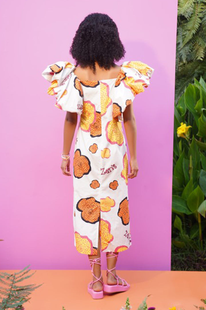 FLORA MIDI DRESS