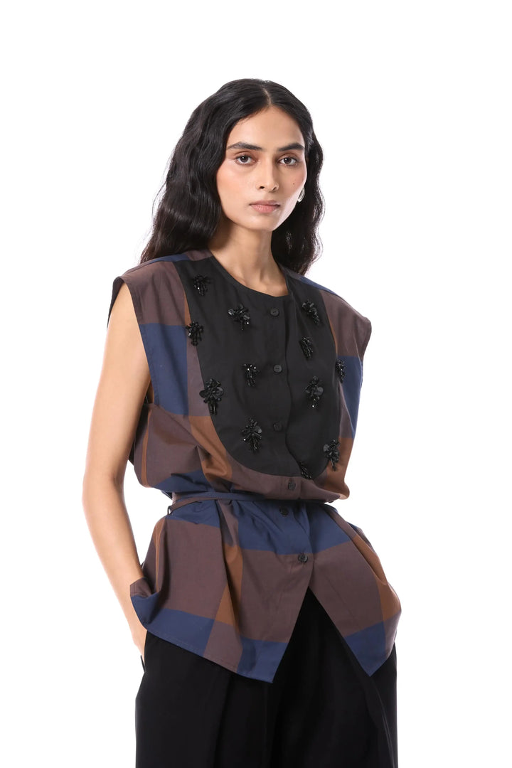 'Moon Rodeo' Embellished Top