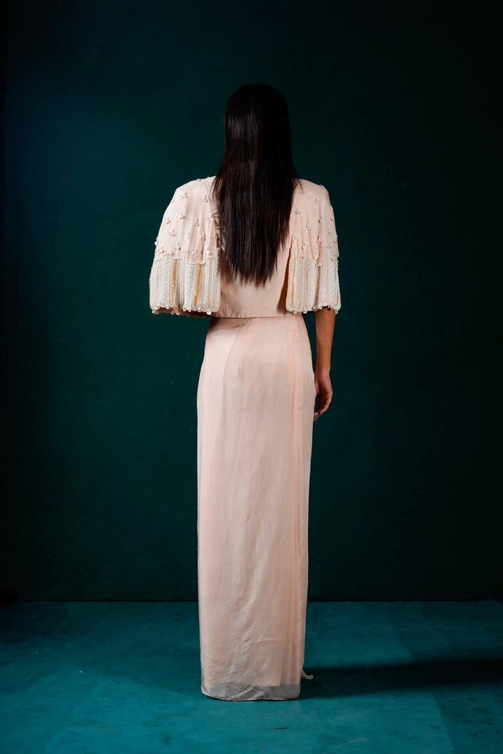 Fringed Pearl Jacket with skirt