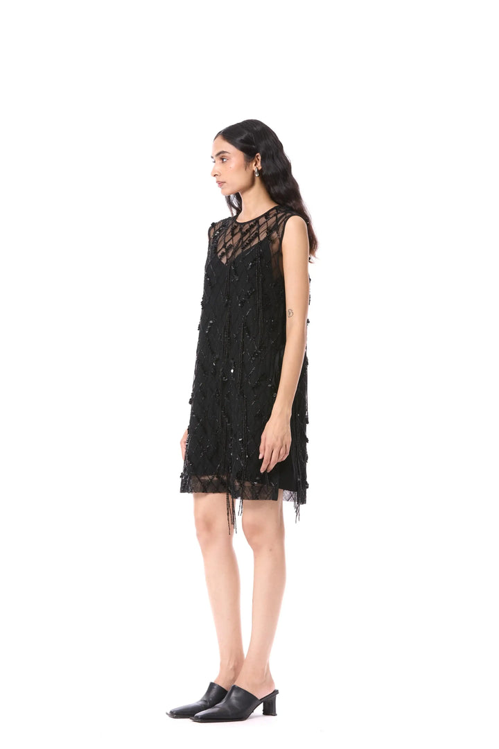 'Rhomelle' Embellished Dress