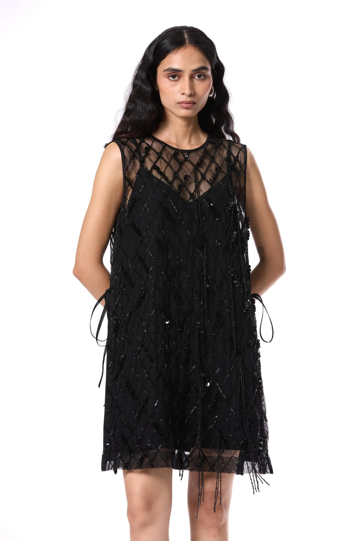 'Rhomelle' Embellished Dress