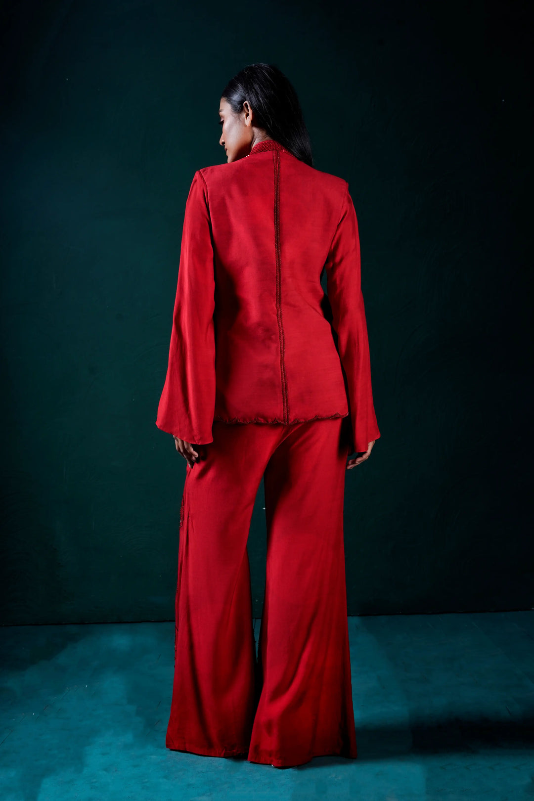 "Scarlet" Jacket with bustier and pants