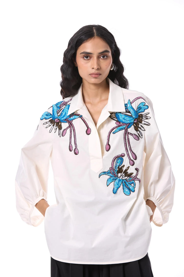 'Tansy' Embellished Top