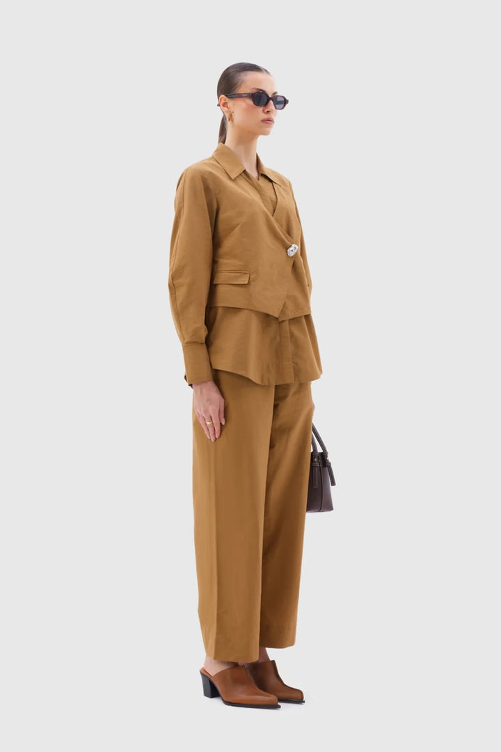 Simone Co-ord Set - Camel