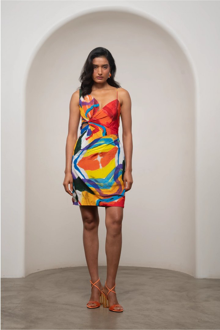 Ruel Draped Mini Dress