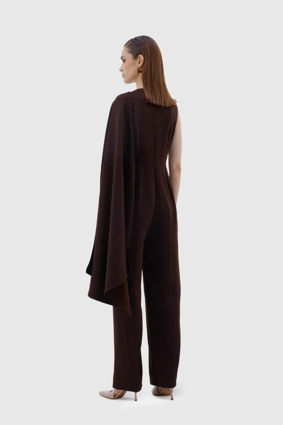 Amara Jumpsuit - Chocolate Brown