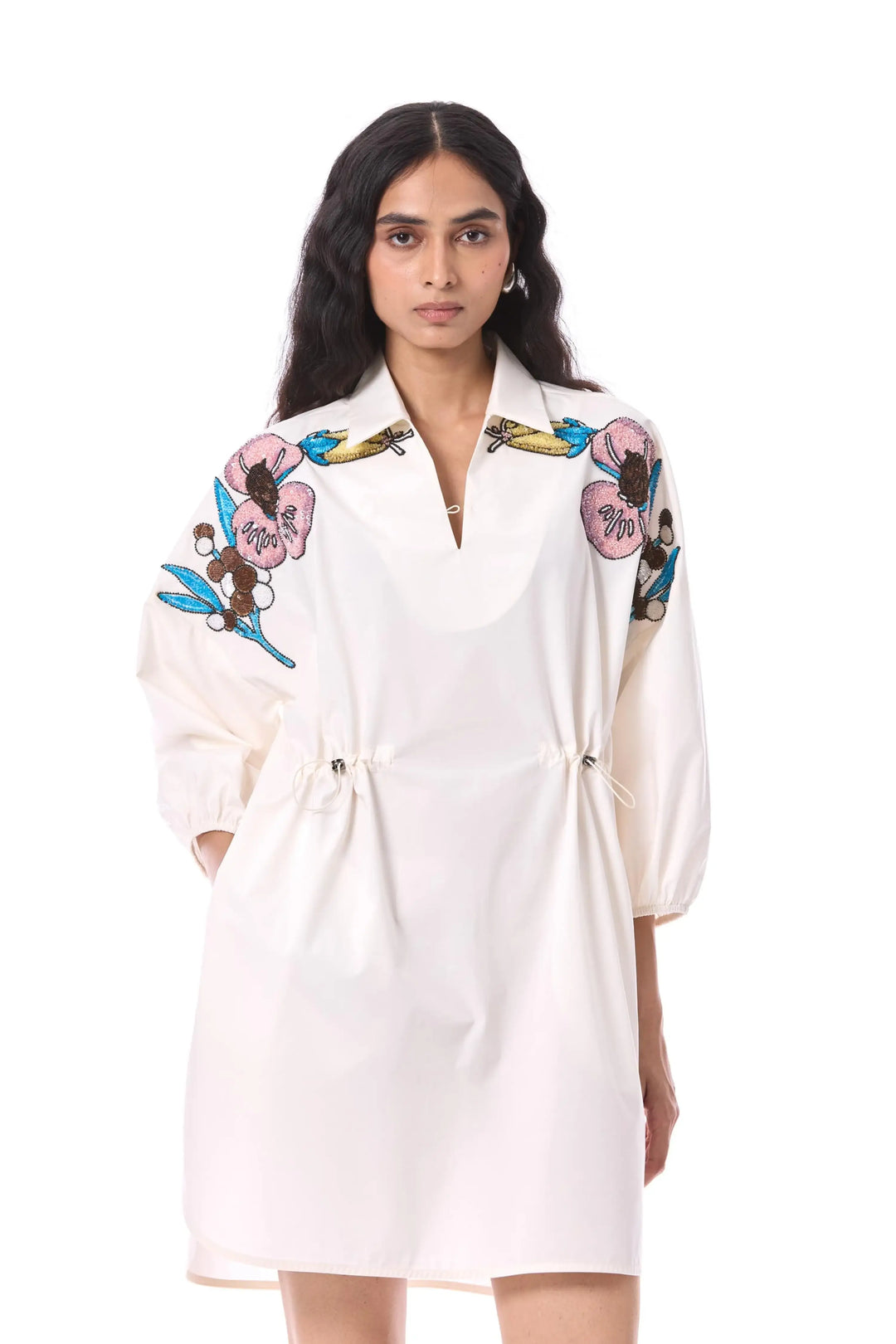 'Fiorella' Embellished Dress