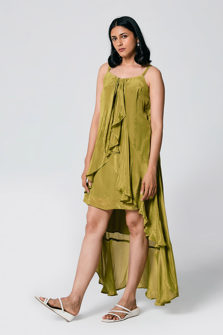 RUFFLE DRESS