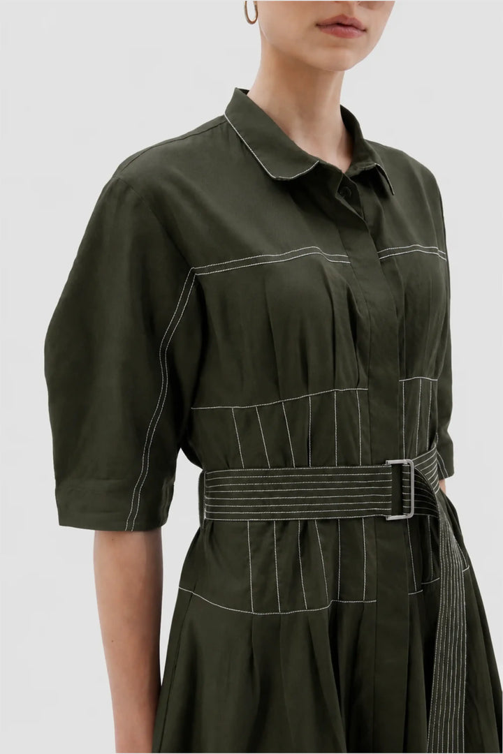 Capri Dress -  Millitiary Green