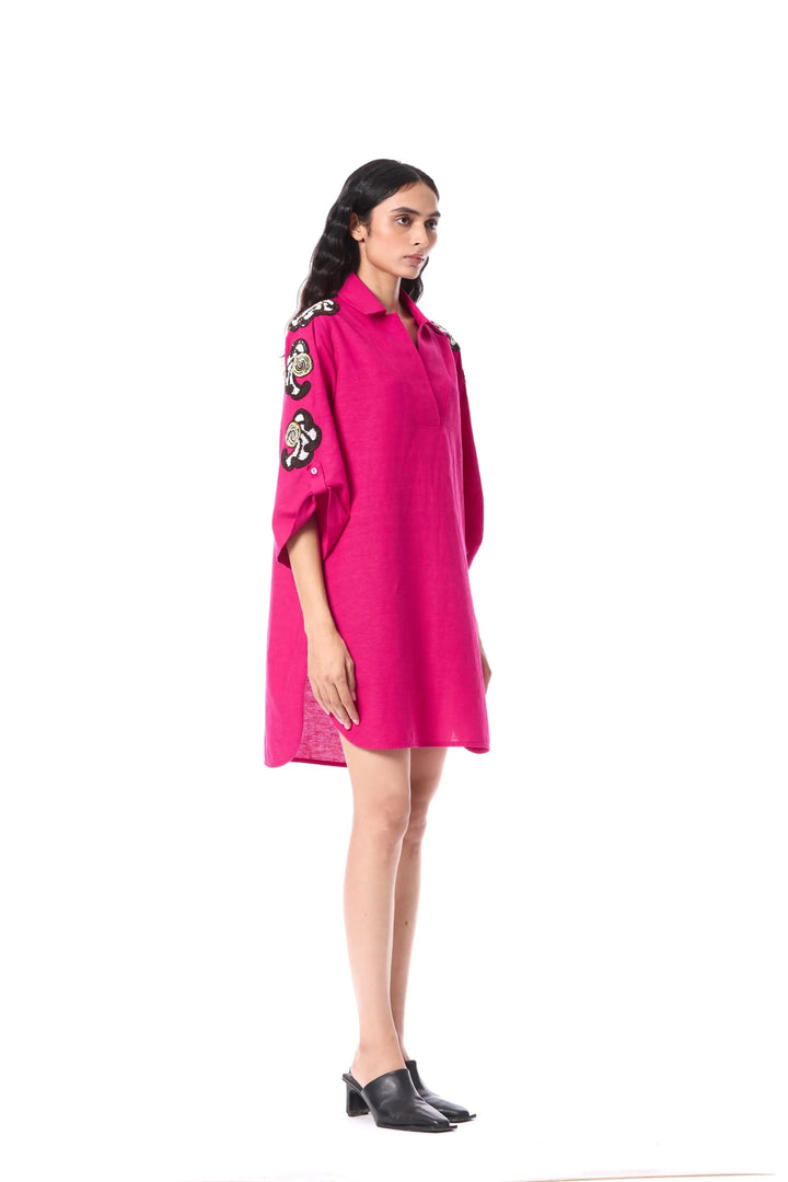 'Desert Plume' Embellished Dress