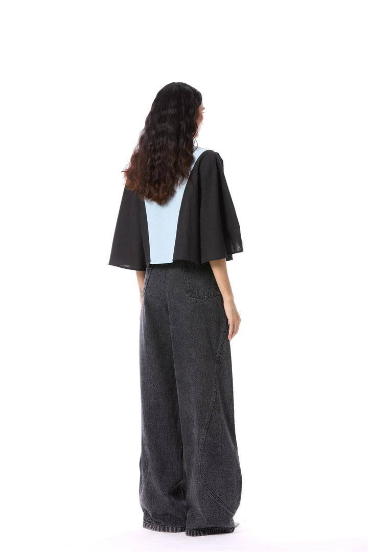 'Lunar Iris' Embellished Shirt
