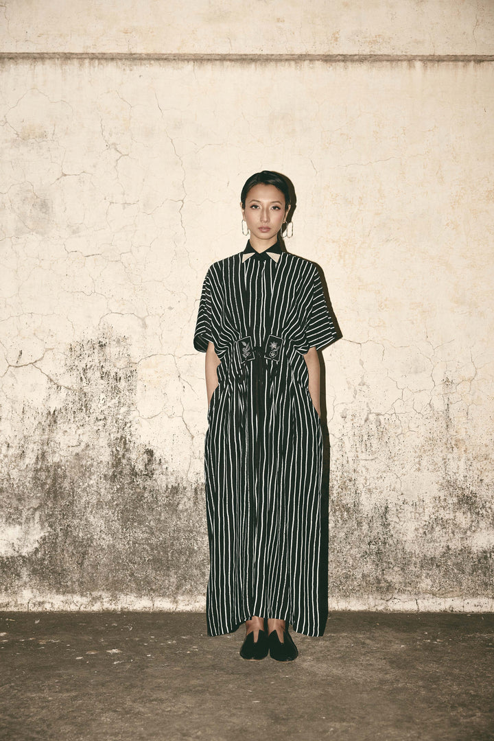 Stripe Midi Dress