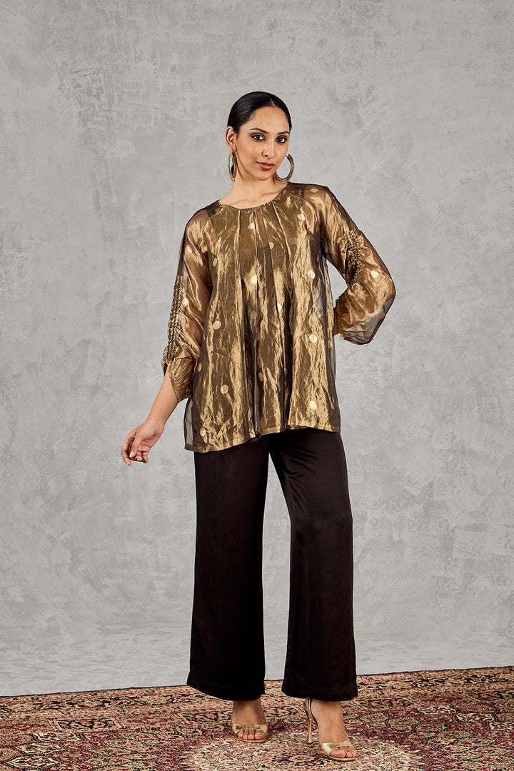 Golden Polka Co-ord Set