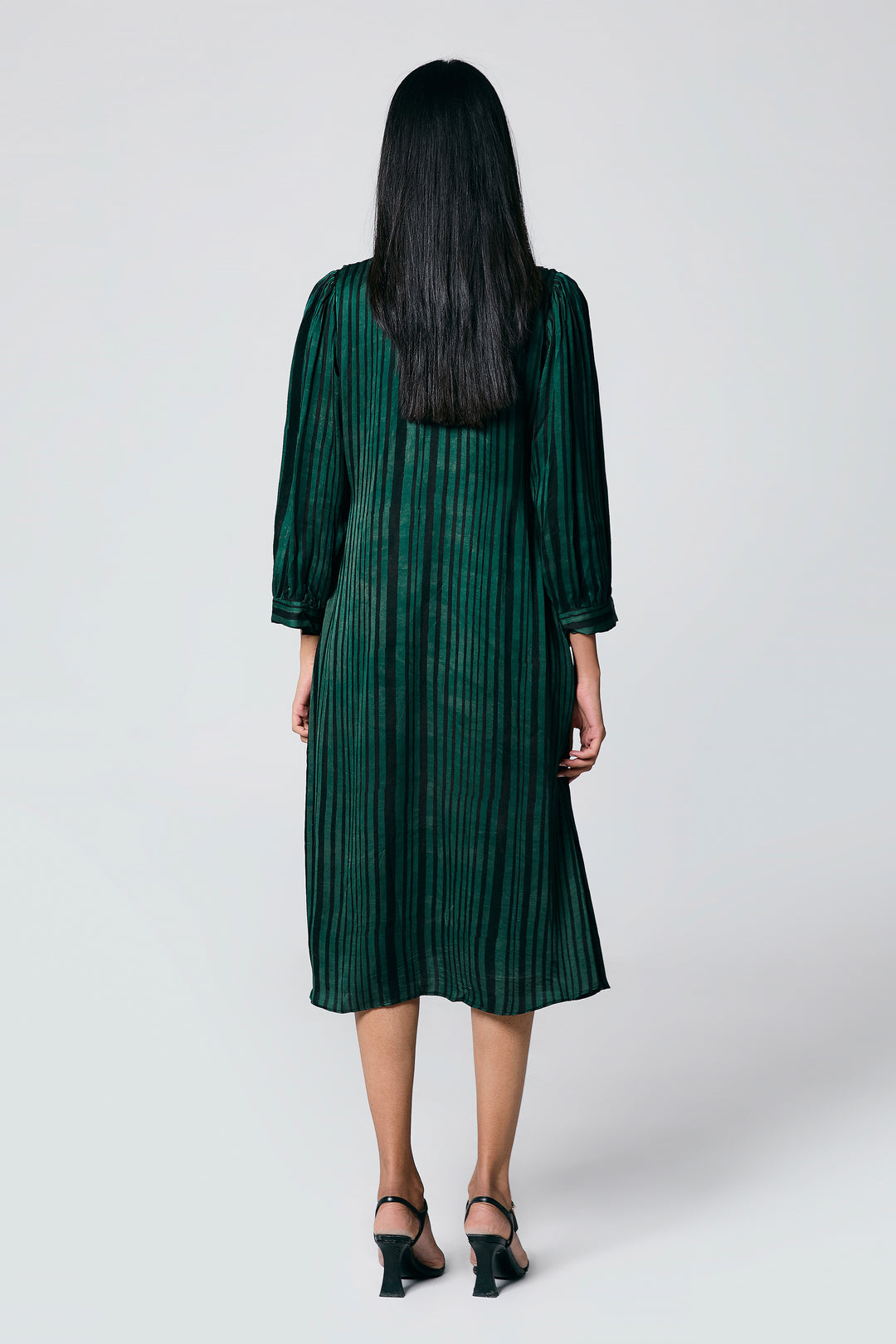 V NECK DRESS