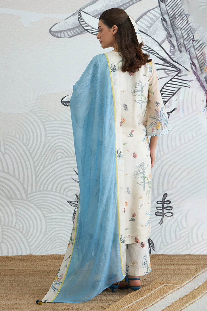 JUNGLE V-NECK KURTA SET