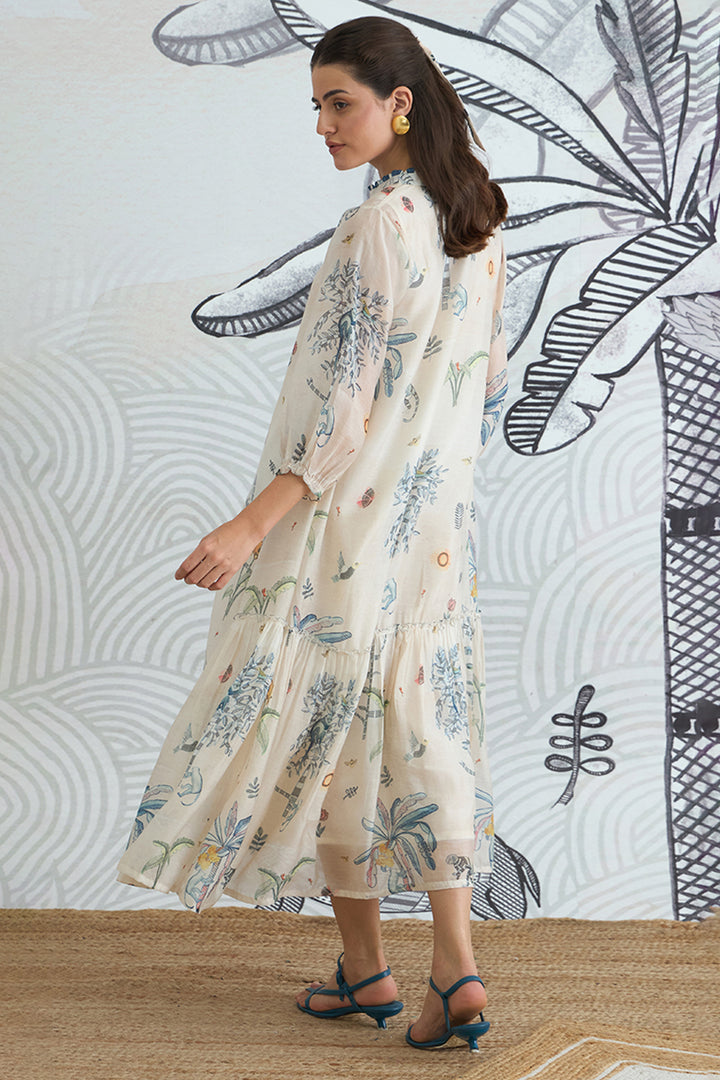 JUNGLE FRILL DRESS