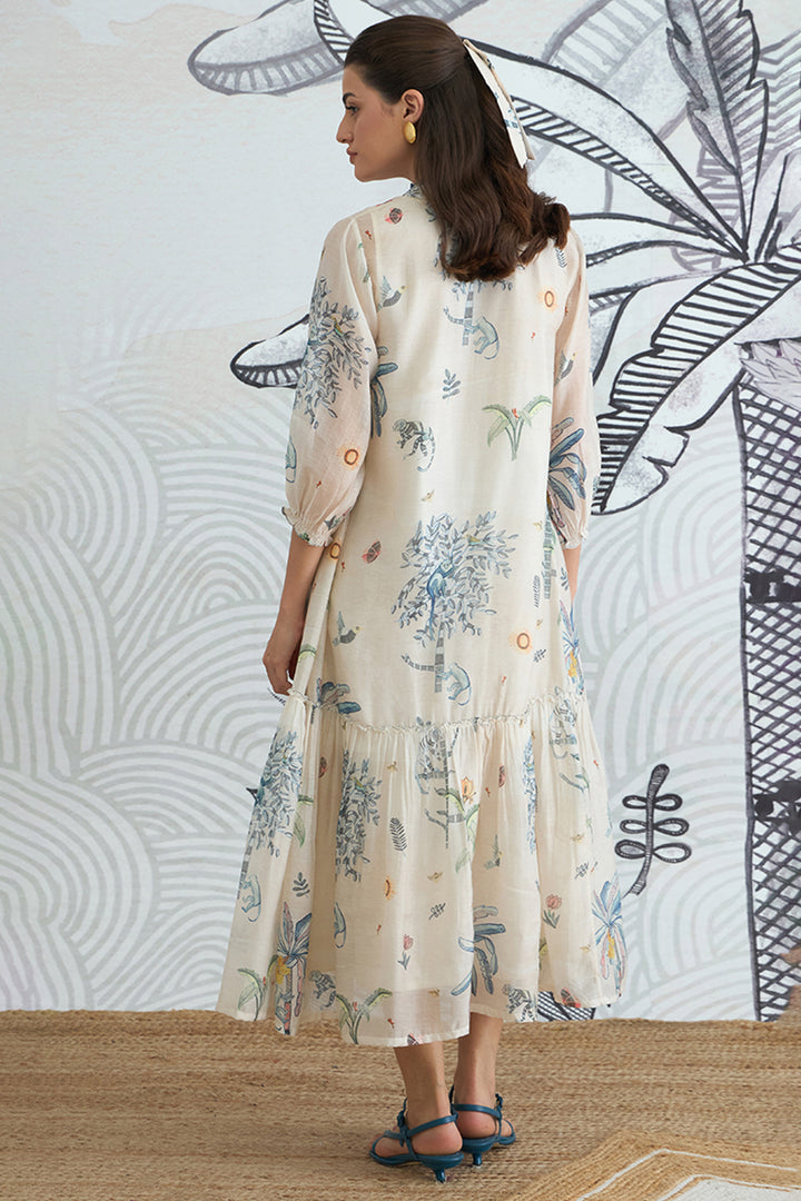 JUNGLE FRILL DRESS