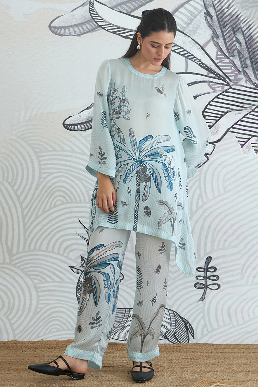 POWDER BLUE CO-ORD SET