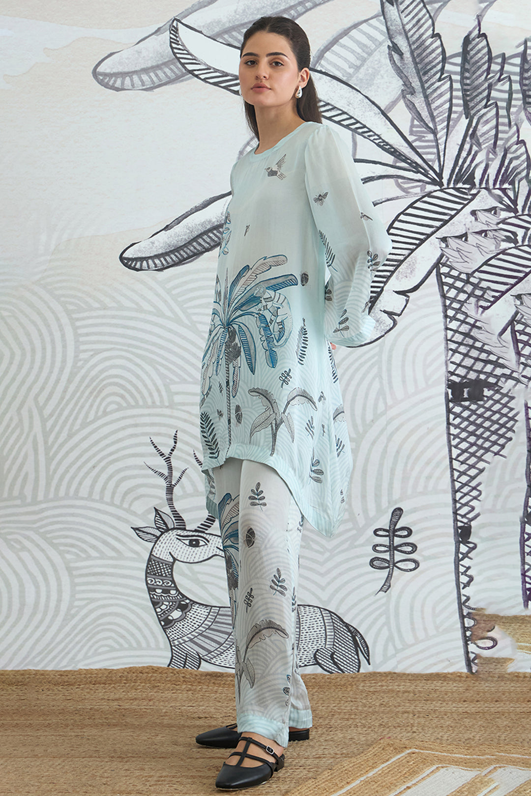 POWDER BLUE CO-ORD SET